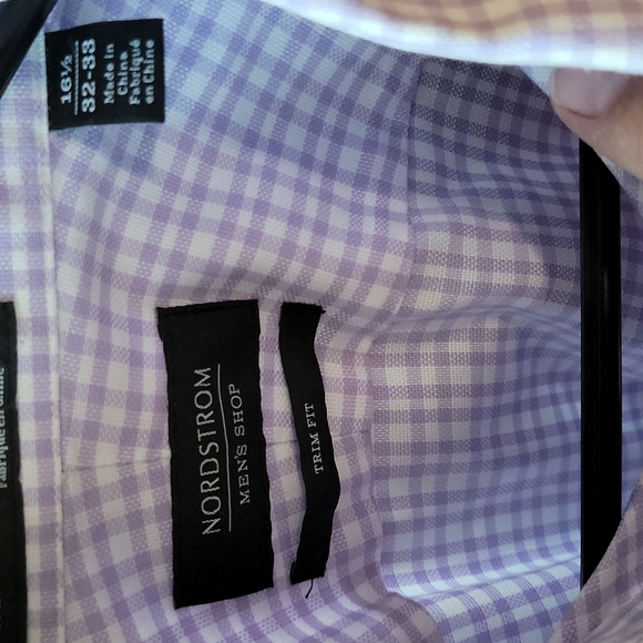 Nordstrom button down shirt 16.5 - Picture 2 of 3